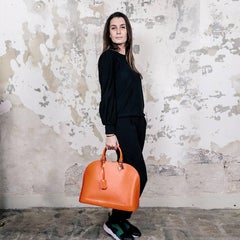 LOUIS VUITTON 'Alma' GM in Orange Epi Leather