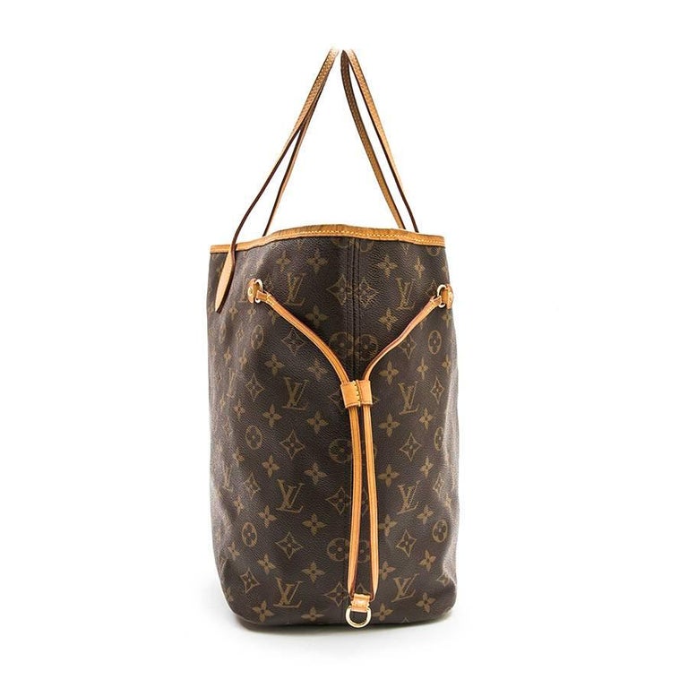 LOUIS VUITTON &#39;Neverfull&#39; Bag in Brown Monogram Canvas at 1stdibs