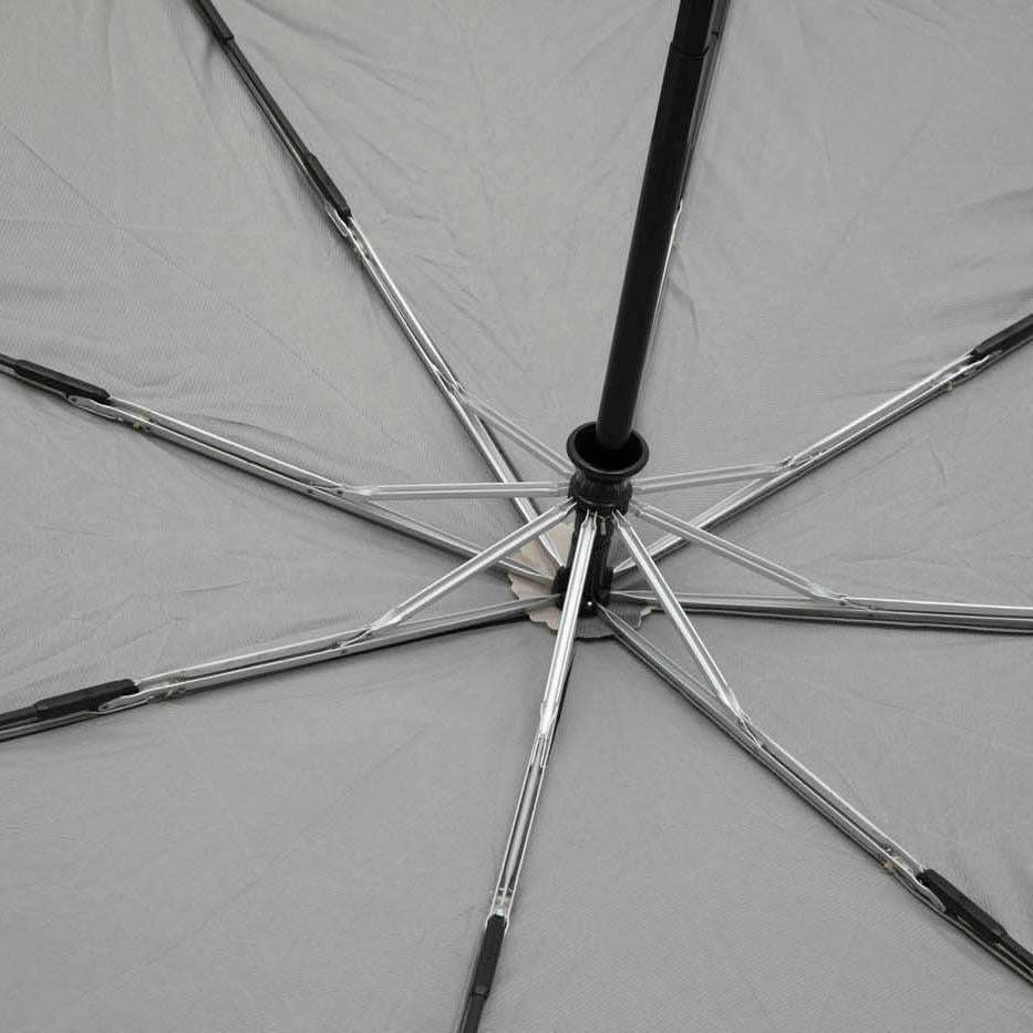 CHANEL Umbrella with CC logo in Beige and Black Fabric 1