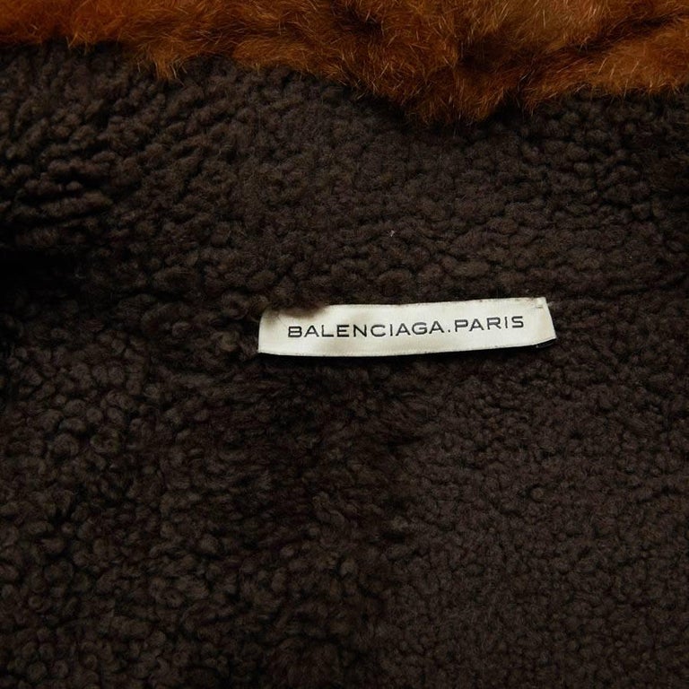 balenciaga sheepskin jacket