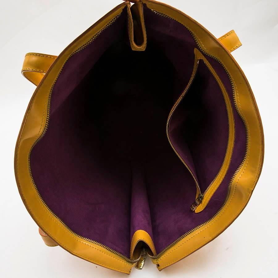 LOUIS VUITTON 'Saint Jacques' Bag in Yellow Epi Leather 1