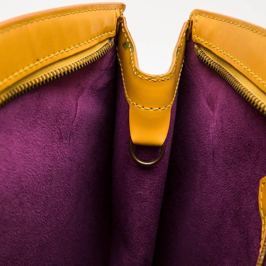 LOUIS VUITTON 'Saint Jacques' Bag in Yellow Epi Leather 3
