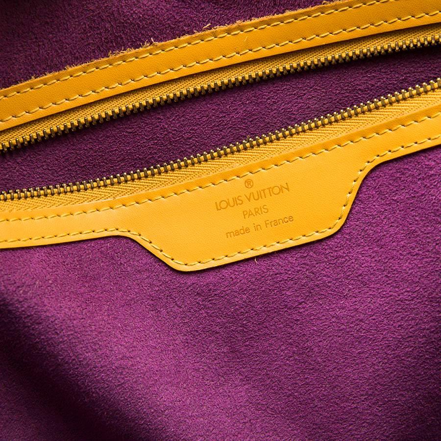 LOUIS VUITTON 'Saint Jacques' Bag in Yellow Epi Leather 2