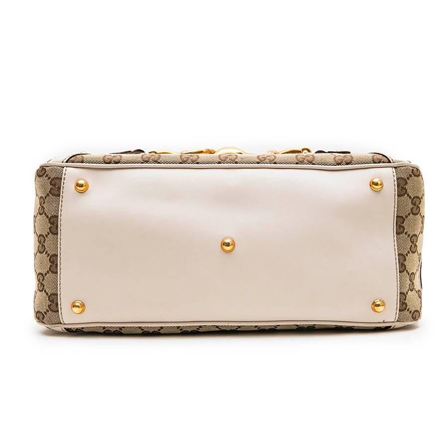 GUCCI Bag in Beige Monogram Canvas 1