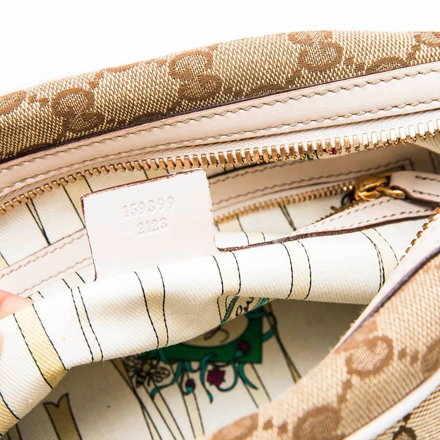 GUCCI Bag in Beige Monogram Canvas 6