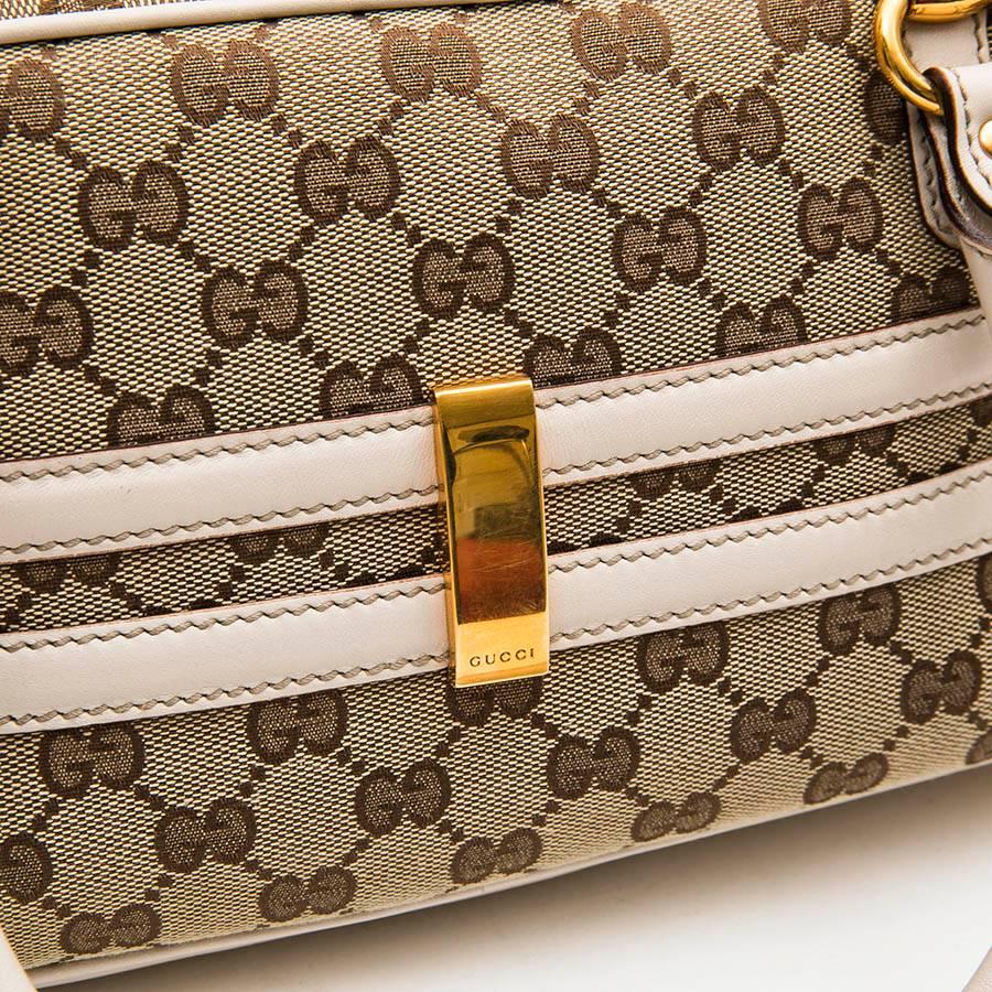 GUCCI Bag in Beige Monogram Canvas 3