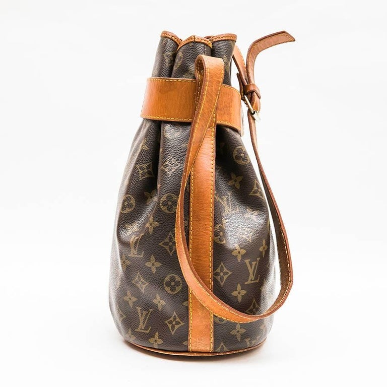 LOUIS VUITTON Vintage Bucket Bag in Brown Monogram Canvas at 1stdibs