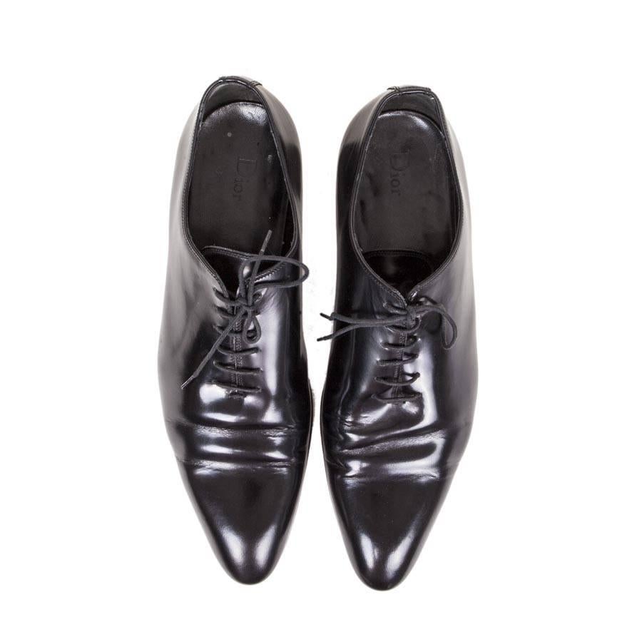 DIOR Shoes in Black Matte Patent Leather Size 44EU 3