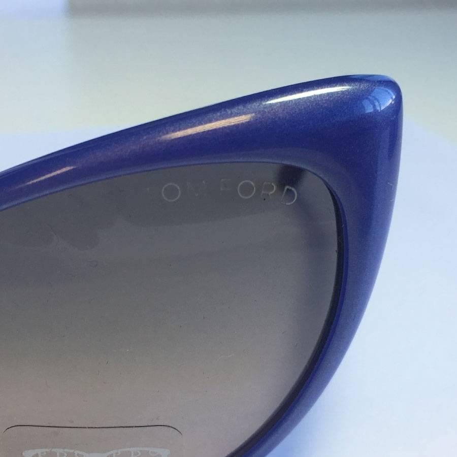 Women's TOM FORD 'Anastasia' Sunglasses in Blue Plastic