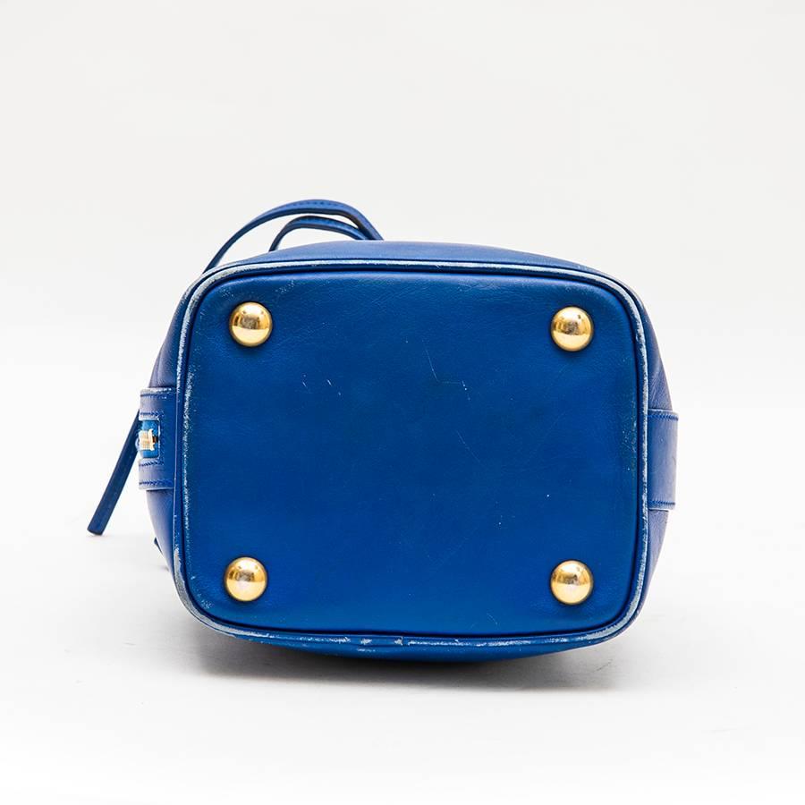 Women's SAINT LAURENT Mini 'Emmanuelle' Bag in Blue Electric Leather