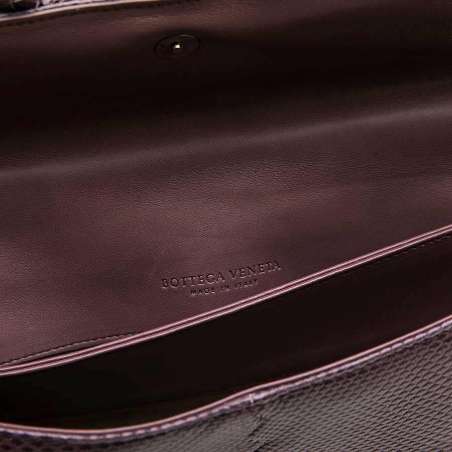 BOTTEGA VENETA Bag in Dark Purple Python effect Leather 1