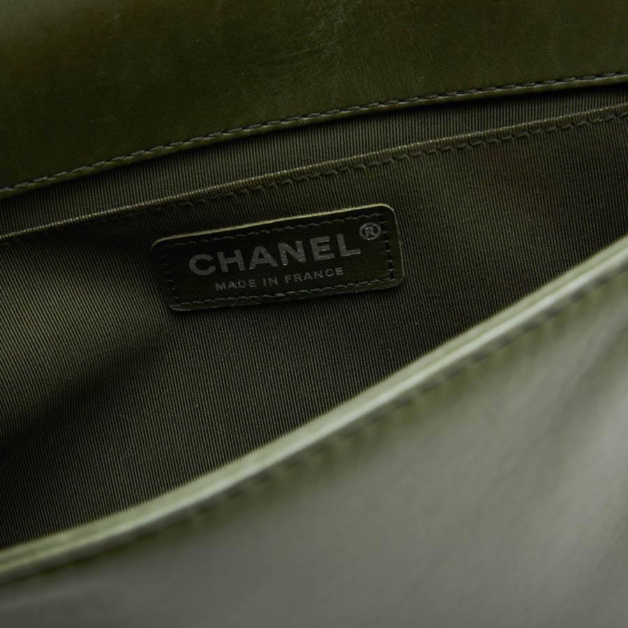 Chanel Green Leather 