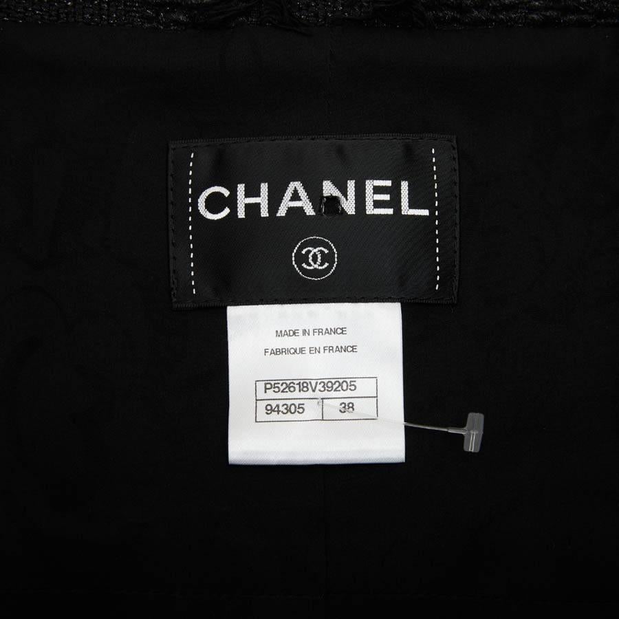 CHANEL Short Black Jacket Size 38FR 6
