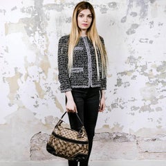 GUCCI Vintage Bag in Brown Monogram Canvas