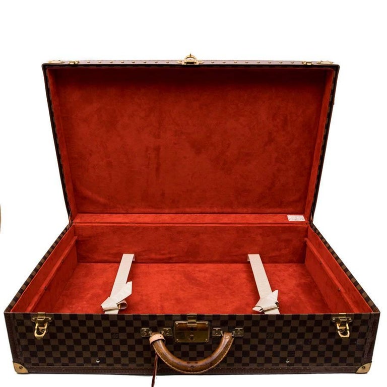 LOUIS VUITTON Suitcase in Damier Ebene Canvas at 1stDibs