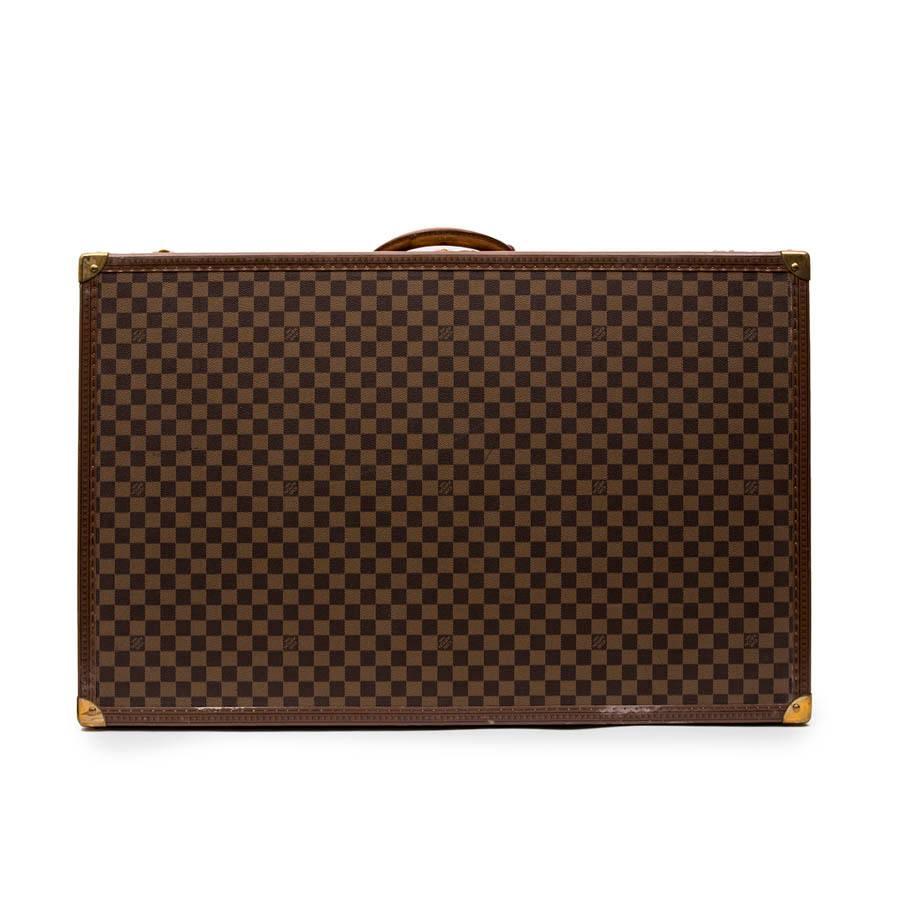 Women's or Men's LOUIS VUITTON Suitcase in Damier Ebene Canvas