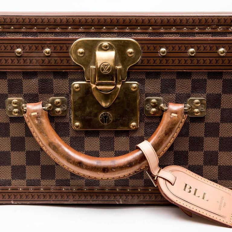 LOUIS VUITTON Suitcase in Damier Ebene Canvas at 1stDibs