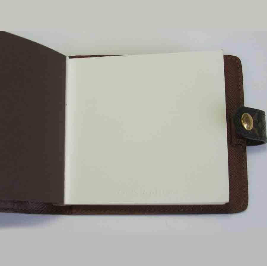 LOUIS VUITTON Notepad Cover in Brown Monogram Canvas 4