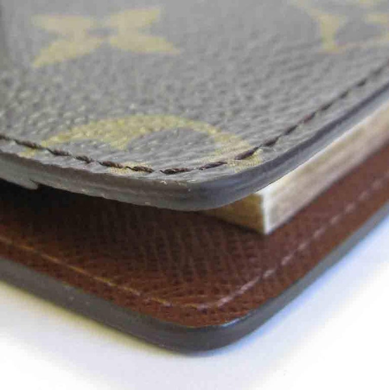 LOUIS VUITTON Notepad Cover in Brown Monogram Canvas at 1stDibs