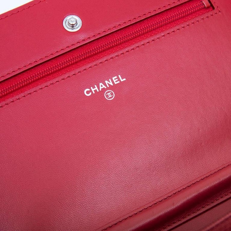 Chanel Multicolored Tweed and Red Smooth Leather Paris-Salzburg Mini ...