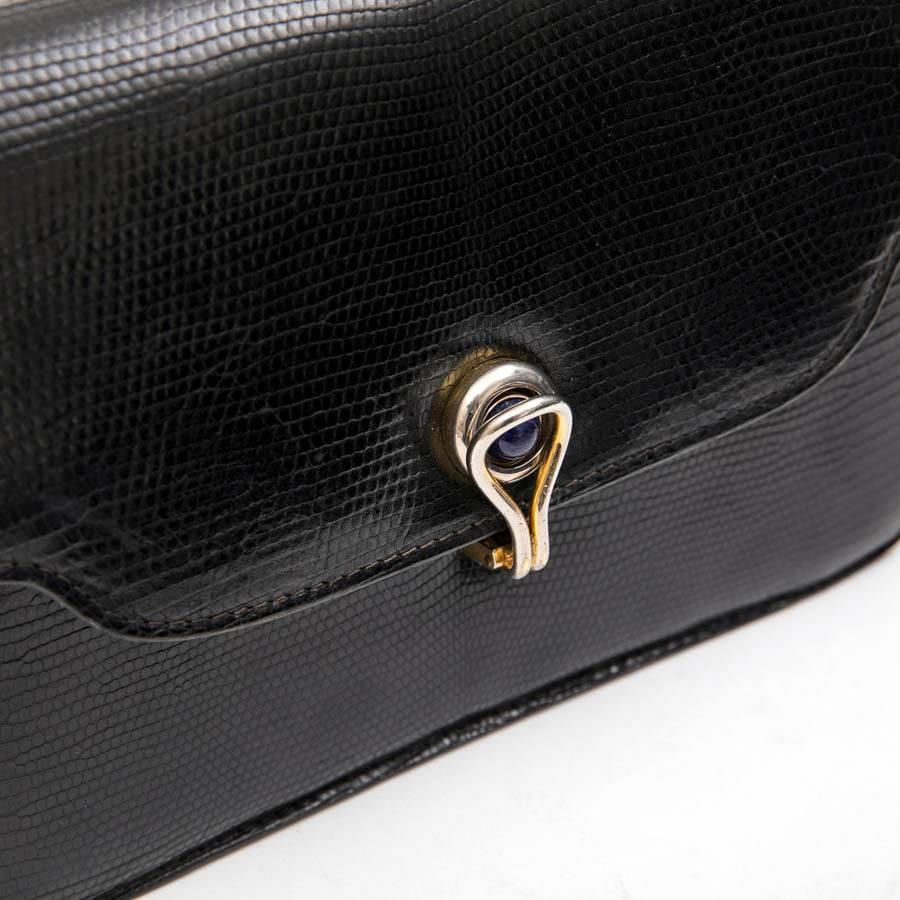 GUCCI Vintage Bag in Black Snake 3