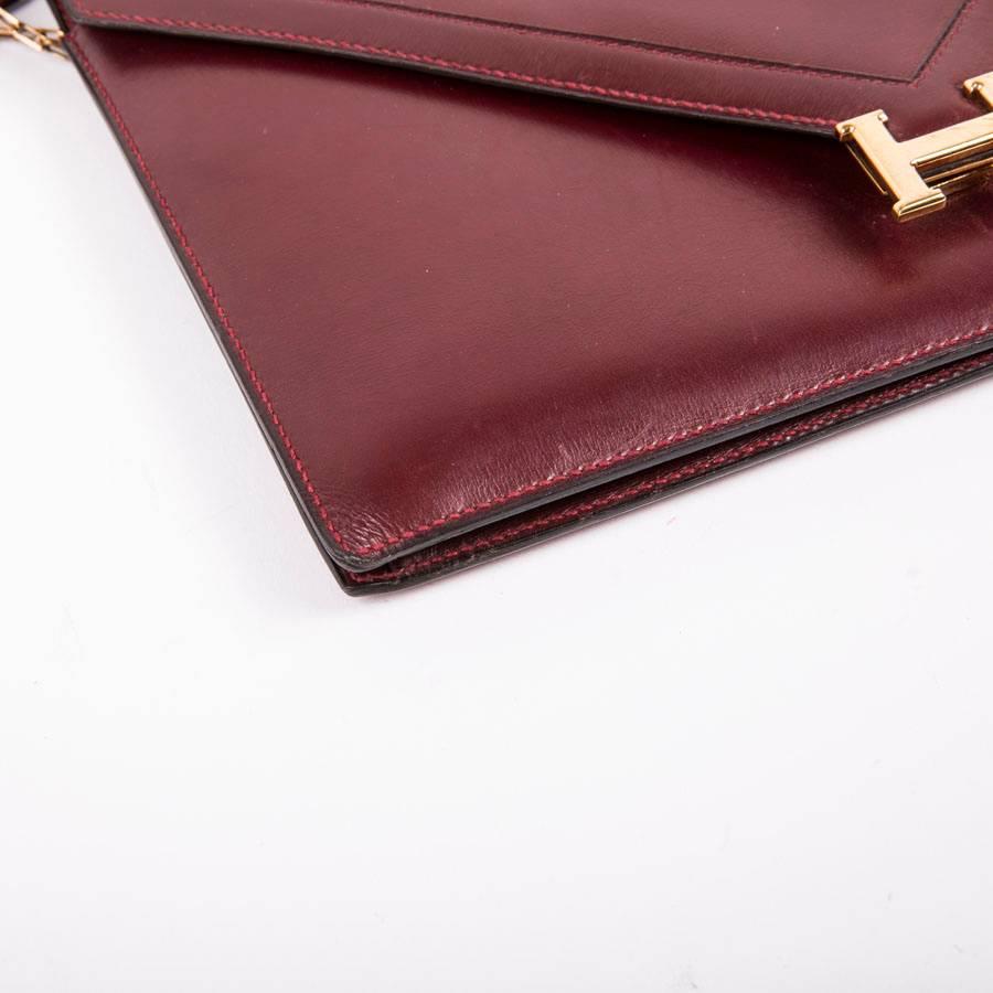Women's Hermès Vintage Red H Smooth Box Calfskin Leather 