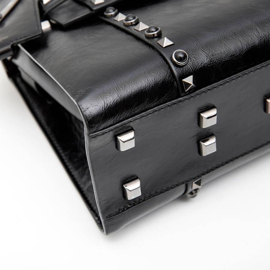 Women's VALENTINO Bag in Aged Semi Matte Black Leather