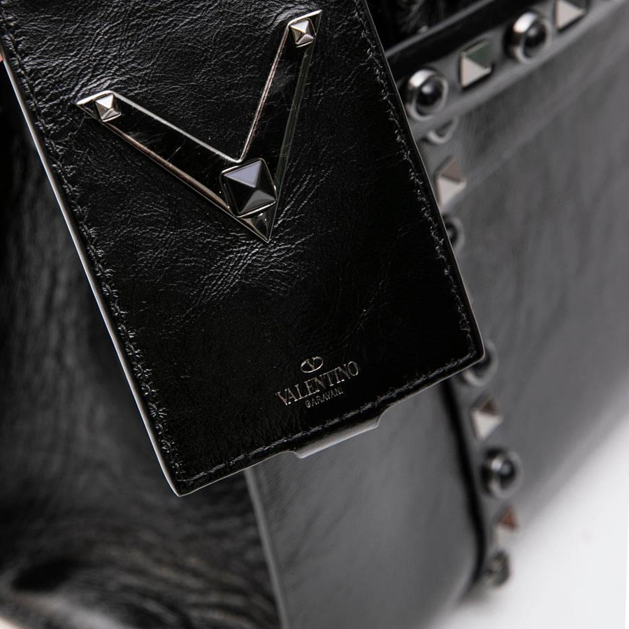 VALENTINO Bag in Aged Semi Matte Black Leather 3