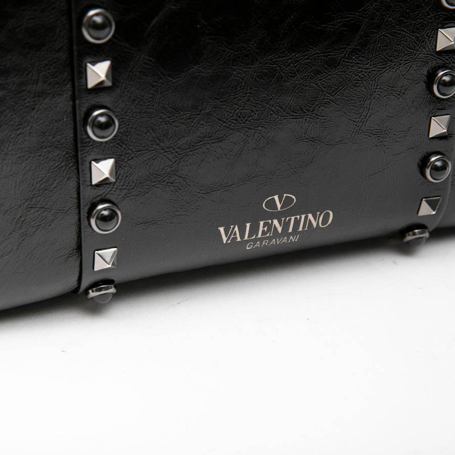 VALENTINO Bag in Aged Semi Matte Black Leather 4