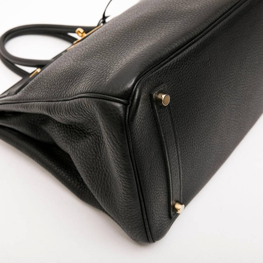 Hermes Birkin 35 Bag in Black Togo Leather 2