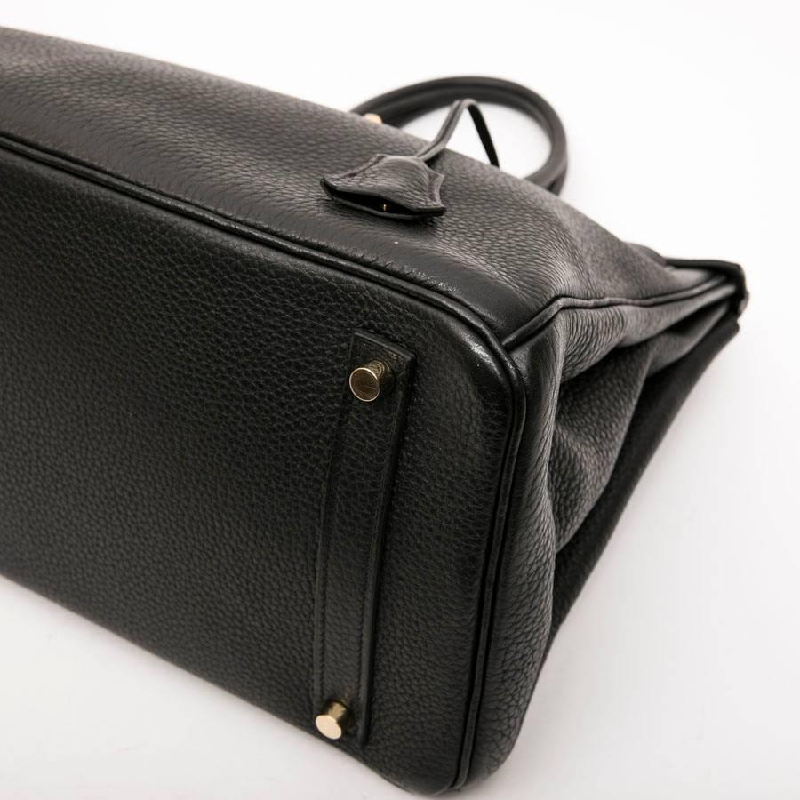 Hermes Birkin 35 Bag in Black Togo Leather 3