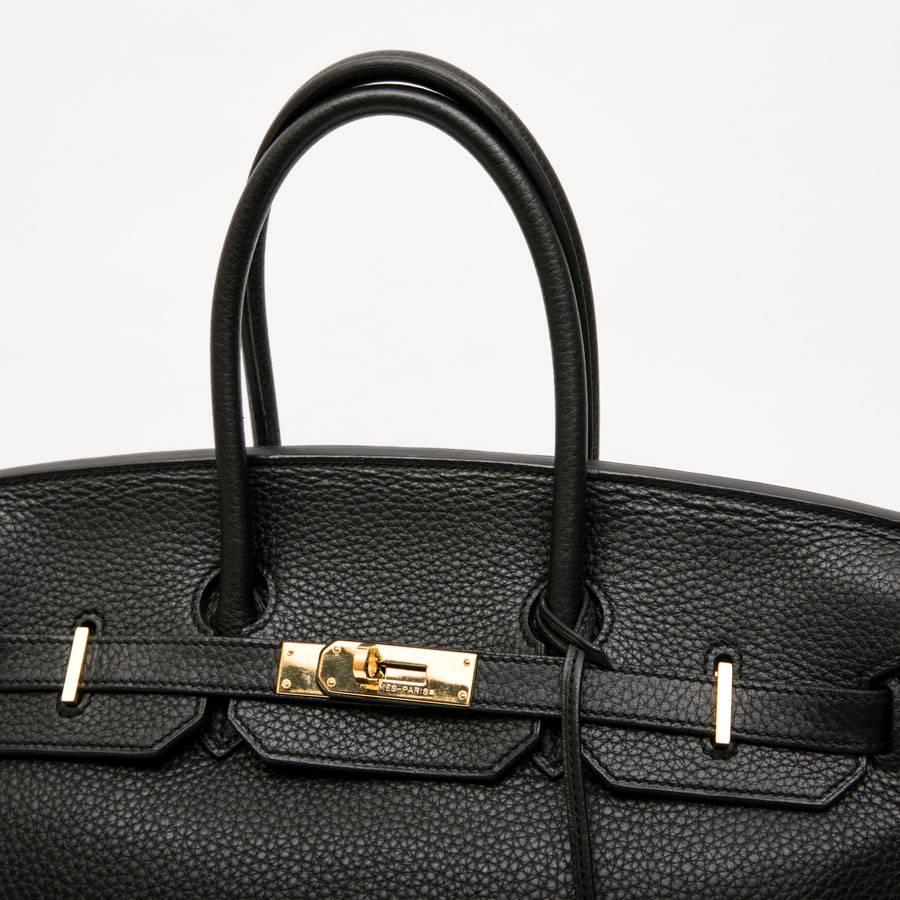 Hermes Birkin 35 Bag in Black Togo Leather 4
