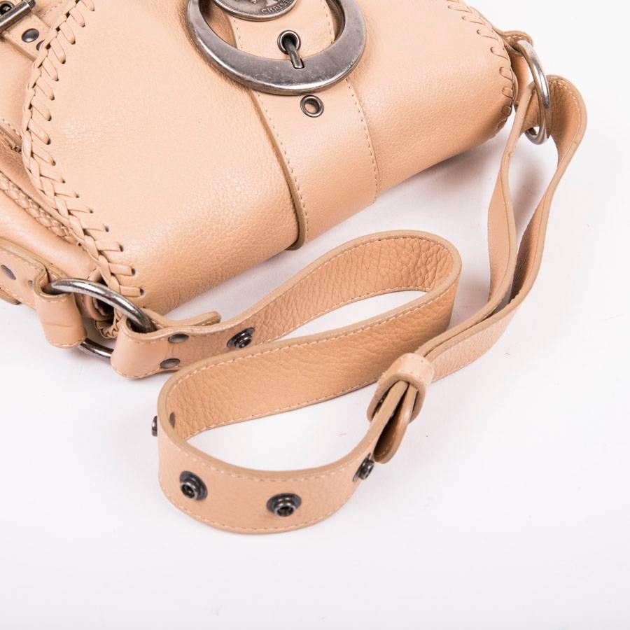 DIOR 'Saddle' Bag in Beige Leather 1