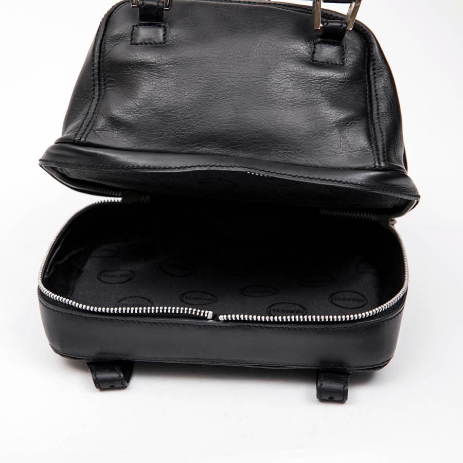 Mini LAGERFELD Bowling Bag in Black Leather 4