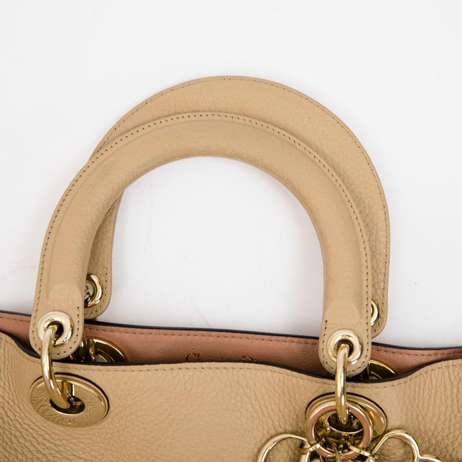 Women's or Men's CHRISTIAN DIOR 'Diorissimo' Bag in Nude Beige Taurillon Leather