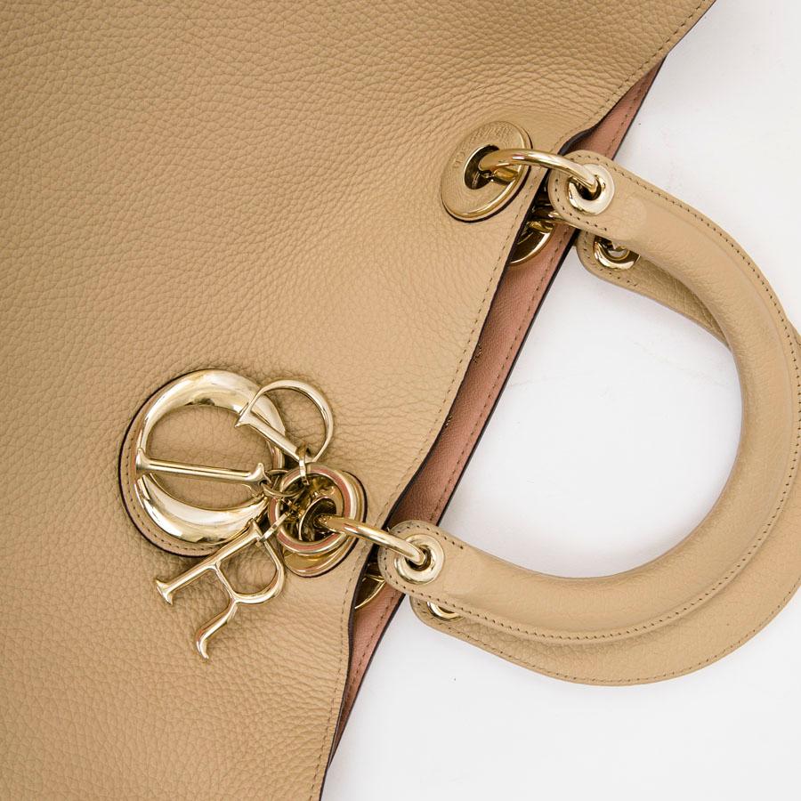 CHRISTIAN DIOR 'Diorissimo' Bag in Nude Beige Taurillon Leather 1