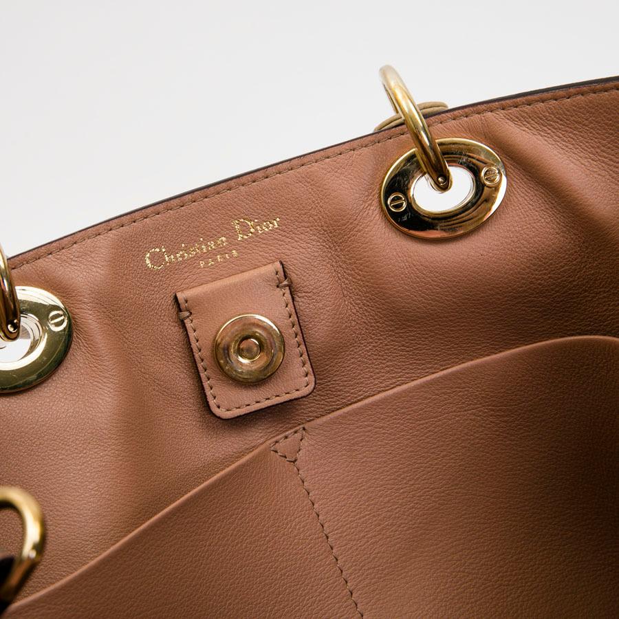 CHRISTIAN DIOR 'Diorissimo' Bag in Nude Beige Taurillon Leather 4
