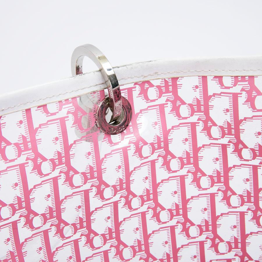 Women's CHRISTIAN DIOR Tote Bag in Transparent Pink Monogram PVC 