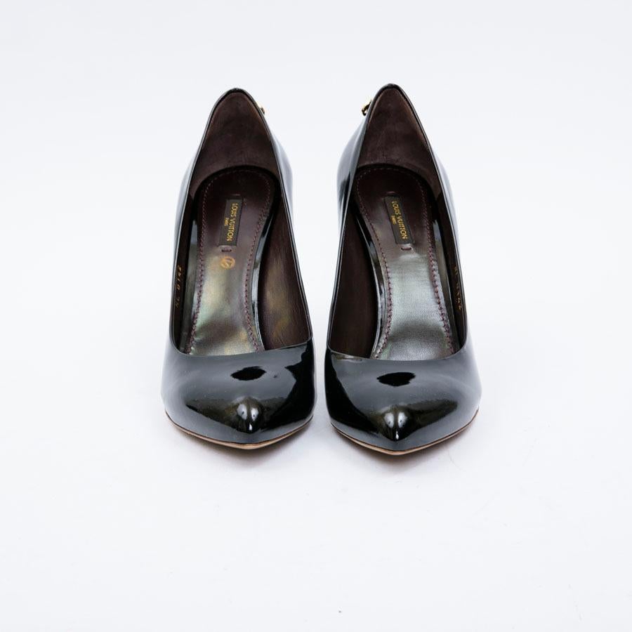 LOUIS VUITTON 'Oh Really' High Heels in Black Patent Leather Size 39 ...