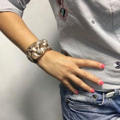 Chanel Paris-Bombay Collection Pink Cuff Bracelet