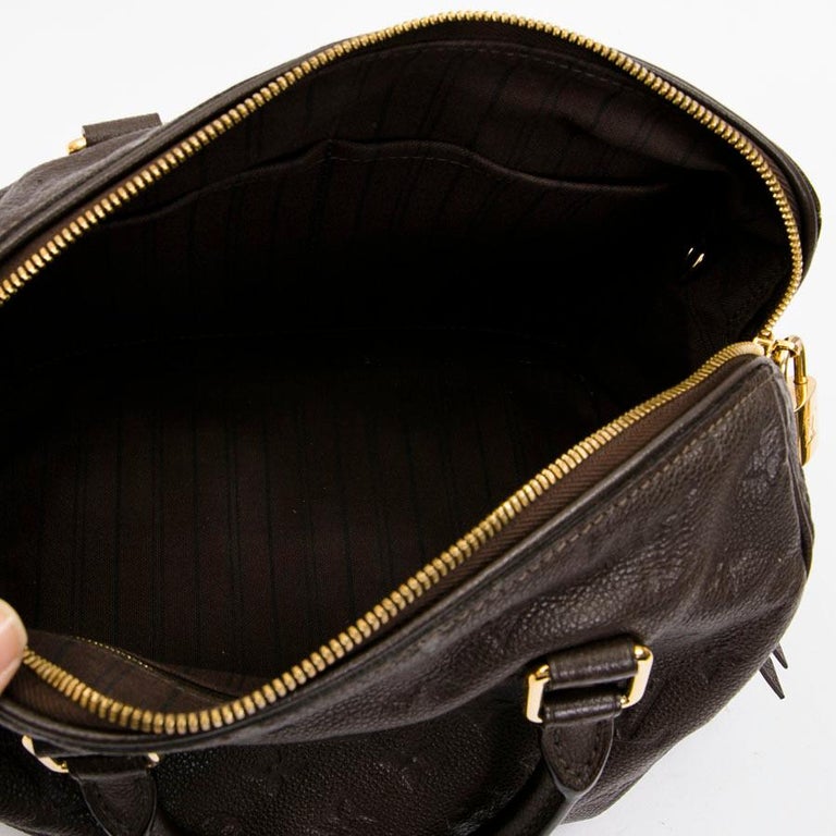 Speedy leather handbag Louis Vuitton Multicolour in Leather - 32549591