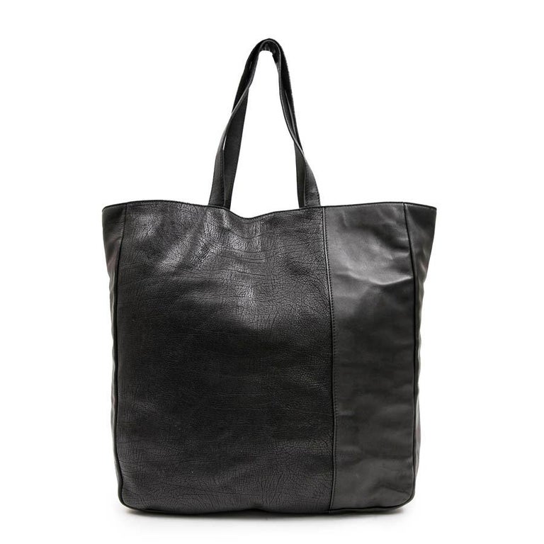 KARL LAGERFELD Tote Bag in Black Leather at 1stDibs