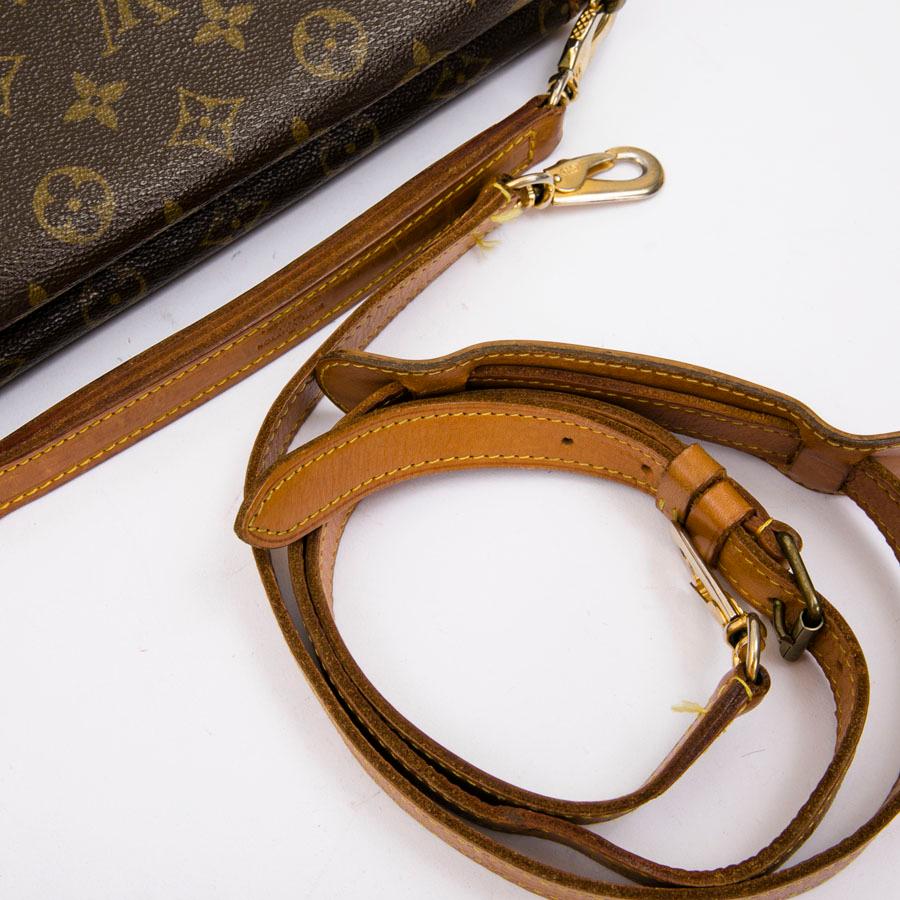 Louis Vuitton Vintage Brown Monogram Canvas and Natural Leather satchel bag   6