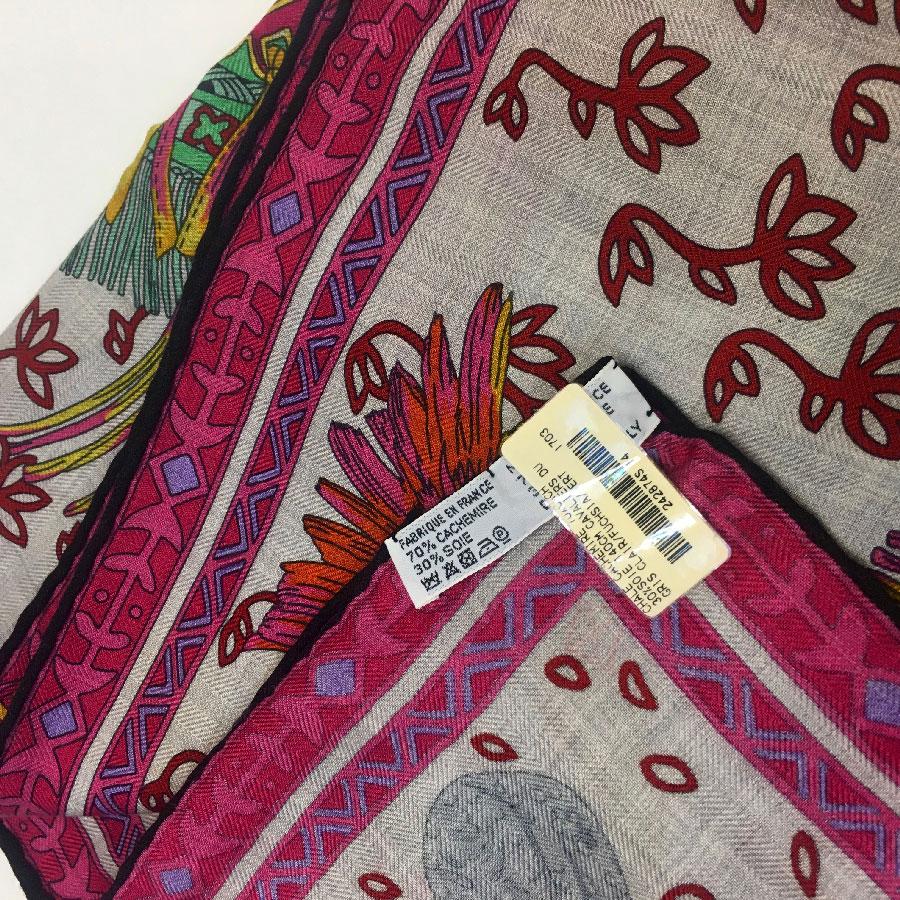 HERMES Shawl 'Les Cavaliers du Caucase' in Cashmere and Silk 2