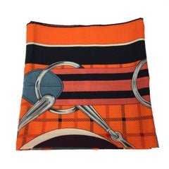 HERMES Shawl 'Tatersale' in Cashmere and Silk