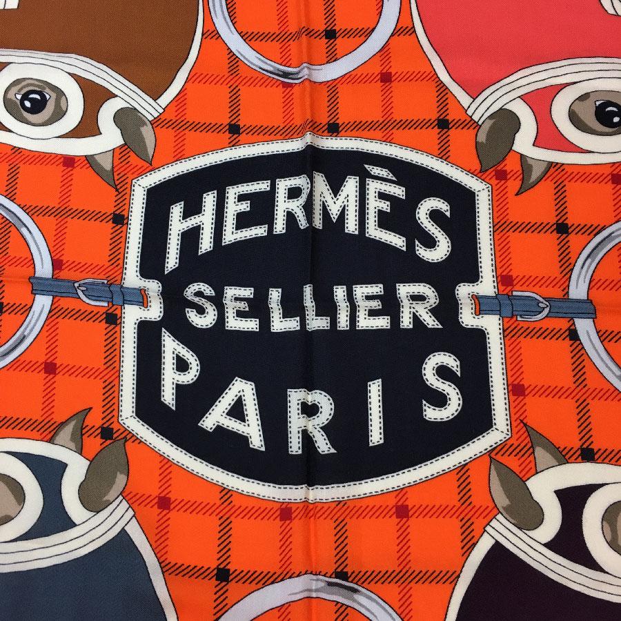 HERMES Shawl 'Tatersale' in Cashmere and Silk In Excellent Condition In Paris, FR