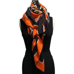 HERMES Shawl 'Tatersale' in Cashmere and Silk