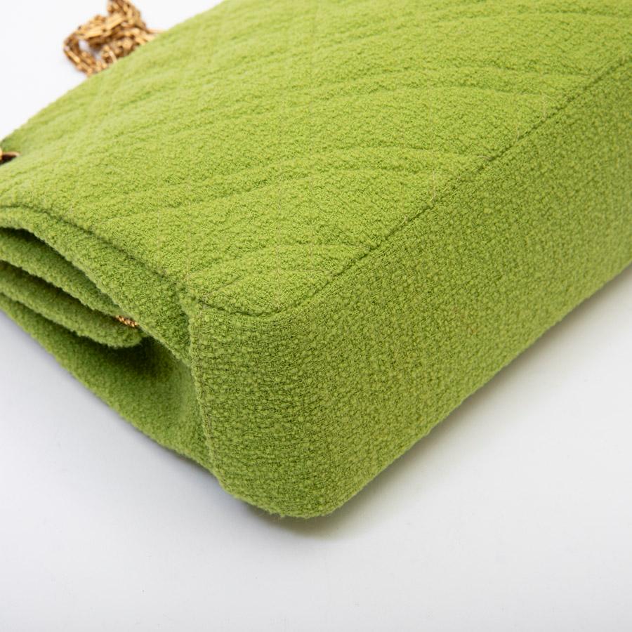 Women's CHANEL Vintage Bag in Anise Green Terry Cloth