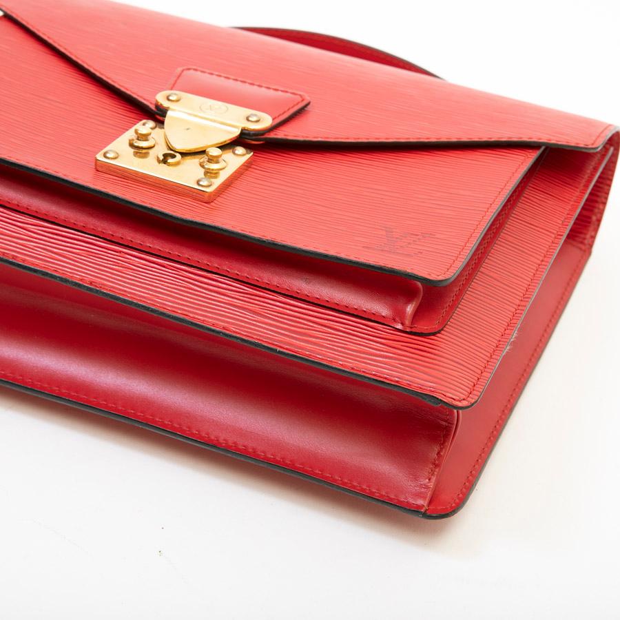 Women's or Men's Louis Vuitton Monceau Red Epi Leather BB Bag 