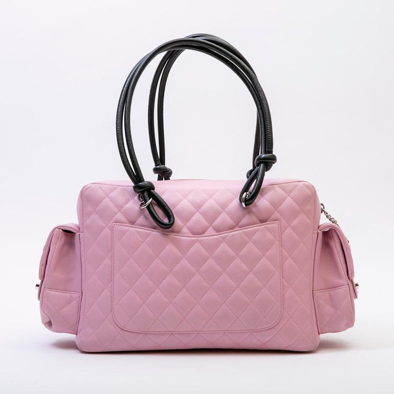 Chanel Cambon Multipocket Reporter Handbag Quilted Lambskin Large at  1stDibs